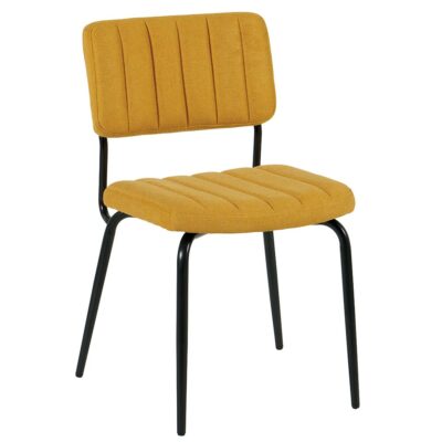 Chaise soul moutarde